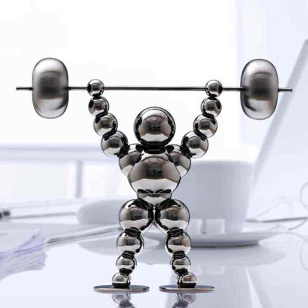 Ball Man Stainless Steel Sculpture