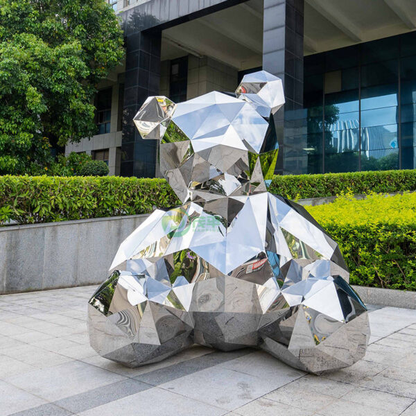 Bear Stainless Steel Sculpture