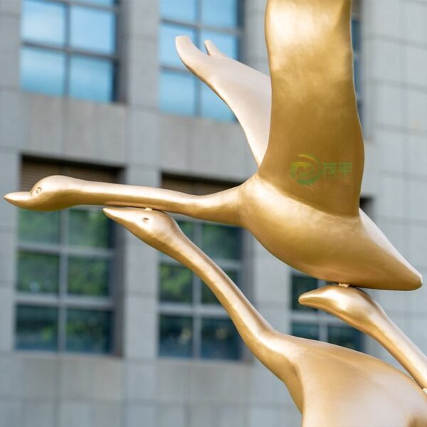 Bird Stainless Steel Sculpture - Image 3