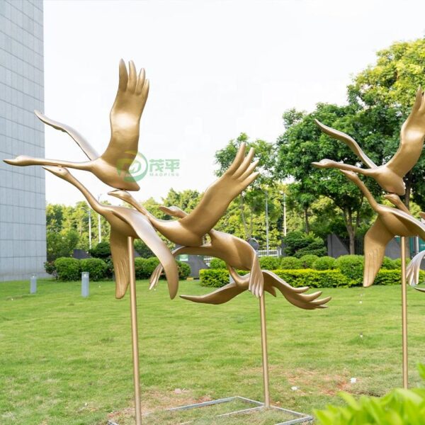 Bird Stainless Steel Sculpture
