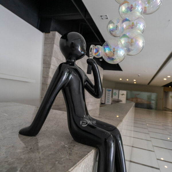 Bubble Man Sculpture