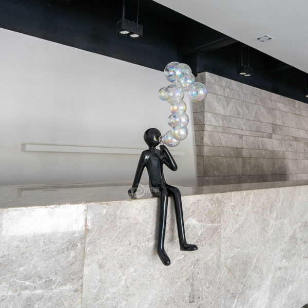 Bubble Man Sculpture - Image 4