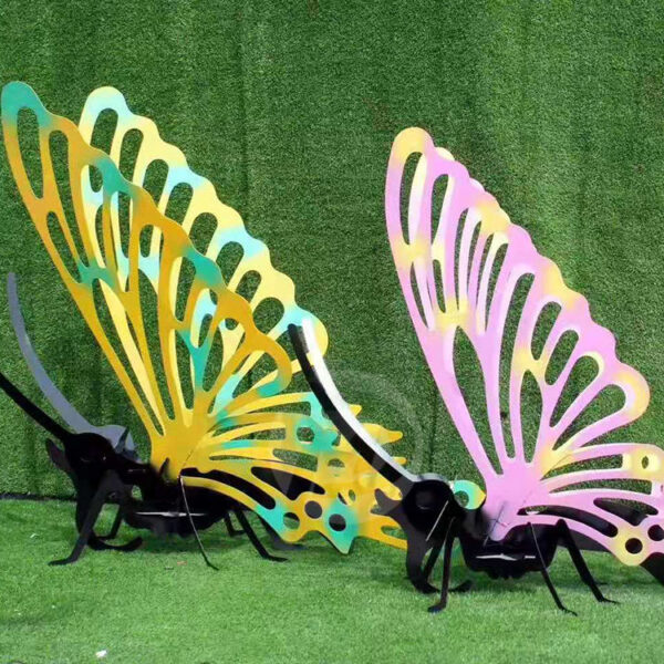 Butterfly Stainless Steel Sculpture - Image 5