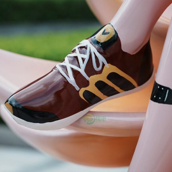 Cartoon Girl Lotus Sculpture - Image 5
