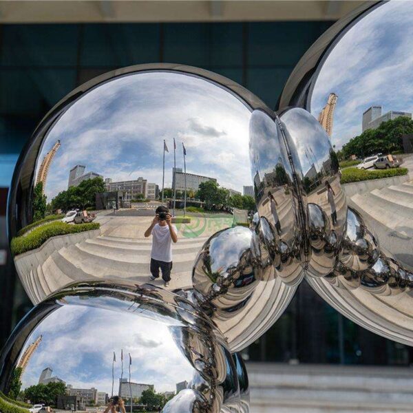 Composite Ball Stainless Steel Sculpture - Image 5