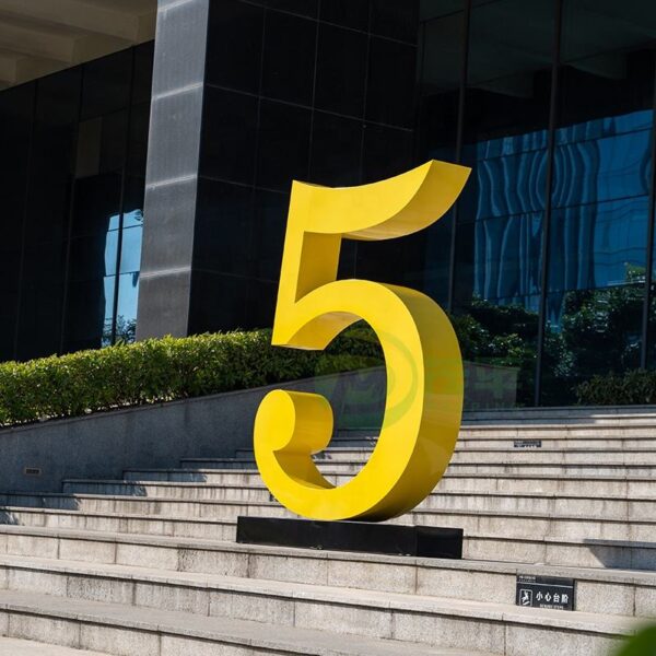 Custom Digital Stainless Steel Sculpture - Image 3