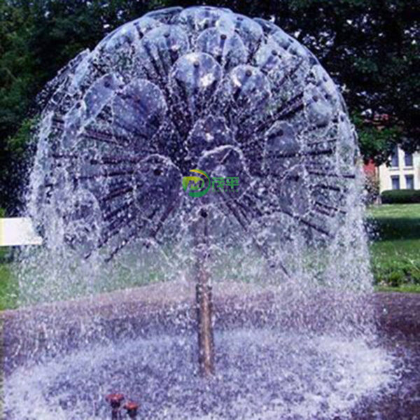 Dandelion  Fountain Stainless Steel Sculpture - Image 6