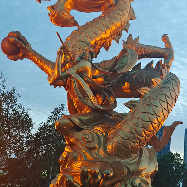 Dragon Stainless Steel Sculpture - Image 5