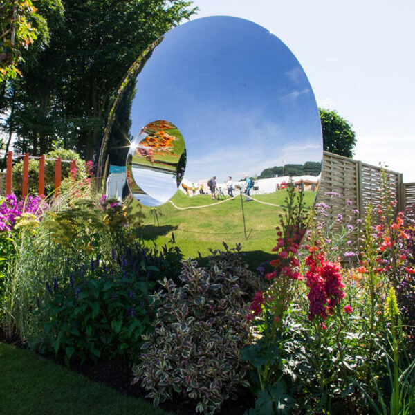 Sky Mirror Stainless Steel Sculpture - Image 3