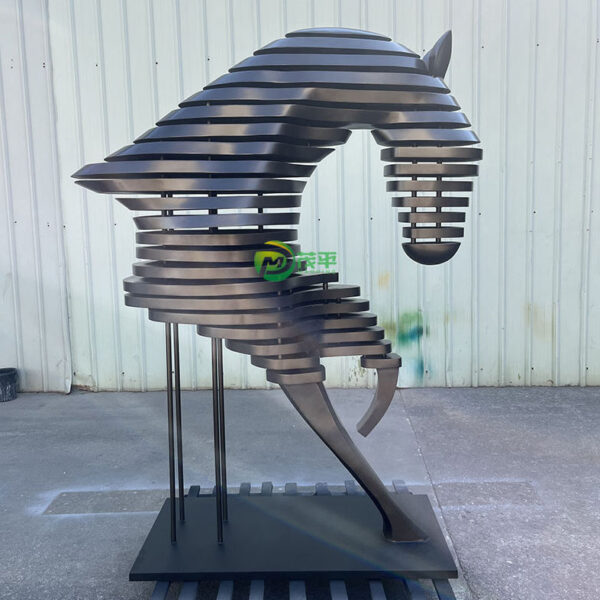 Horse Stainless Steel Sculpture