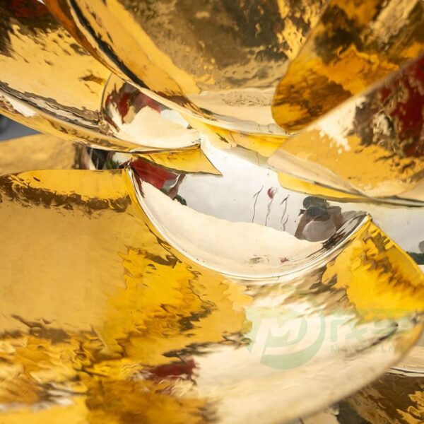 Lotus Stainless Steel Sculpture - Image 3