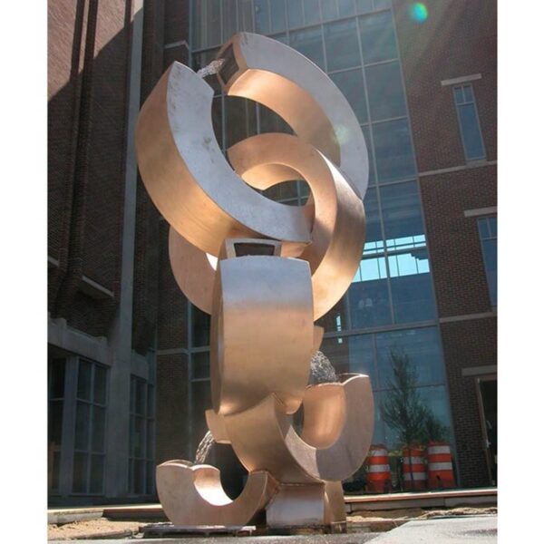 Metal Fountains Stainless Steel Sculpture - Image 3
