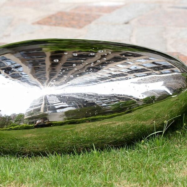 Pebble Stainless Steel Sculpture - Image 4