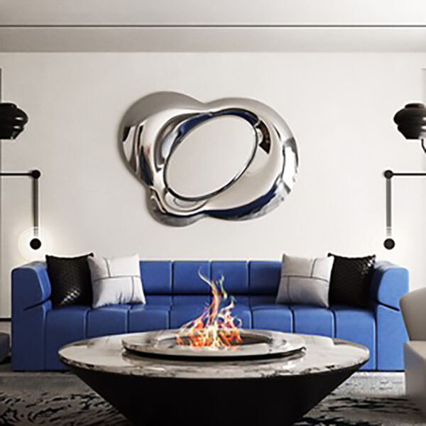 Seal Wall Stainless Steel Sculpture
