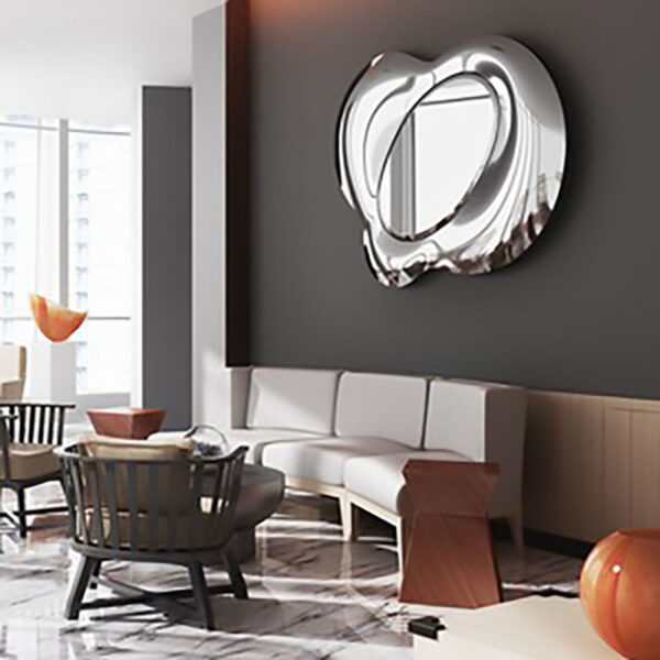 Seal Wall Stainless Steel Sculpture - Image 4