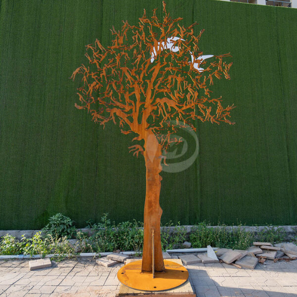 Tree Corten Steel Sculpture