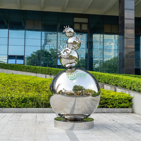 Water Drop Stainless Steel Sculpture