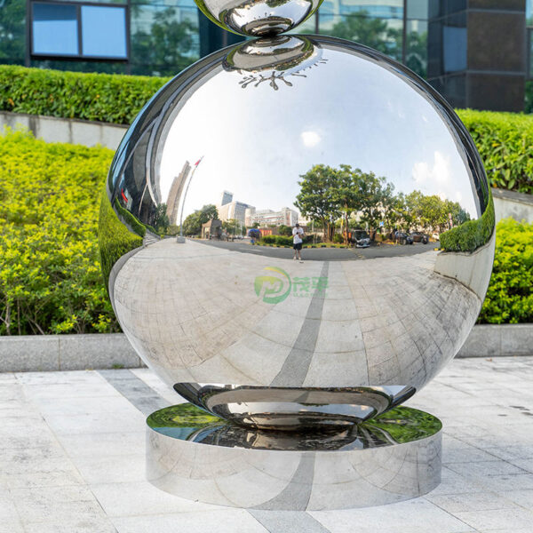 Water Drop Stainless Steel Sculpture - Image 3