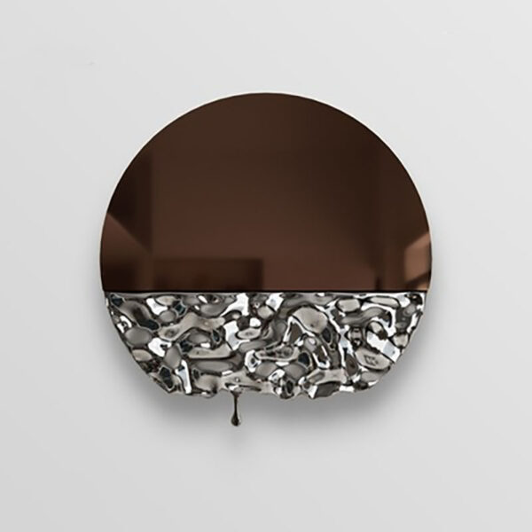 Water Ripple Wall Stainless Steel Sculpture - Image 3