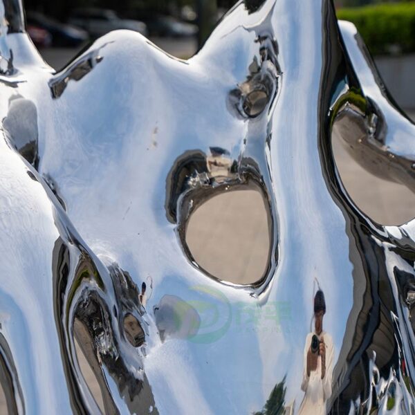 Wave Metal Stainless Steel Sculpture - Image 5