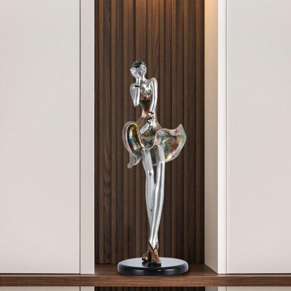 Woman Stainless Steel Sculpture - Image 4