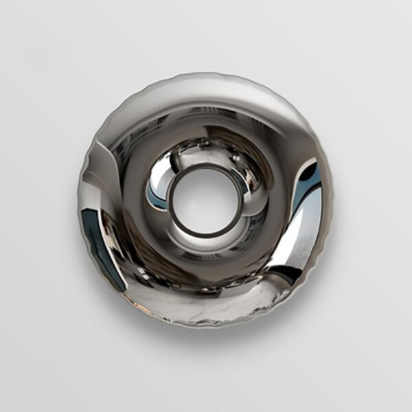 Donut Wall Stainless Steel Sculpture - Image 3