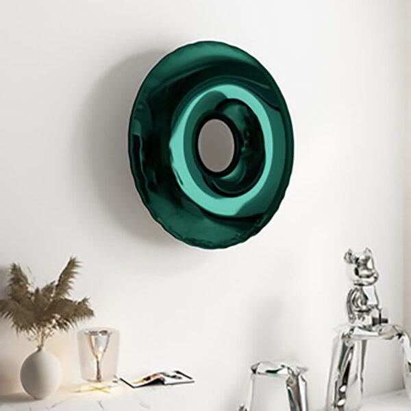 Donut Wall Stainless Steel Sculpture - Image 6