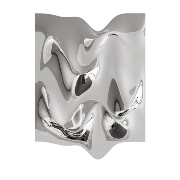 Abstract Curved Wall Sculpture - Image 6