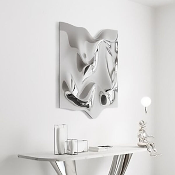 Abstract Curved Wall Sculpture - Image 4