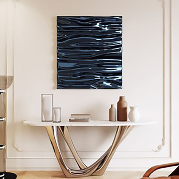 Corrugated Metal Wall Sculpture - Image 2