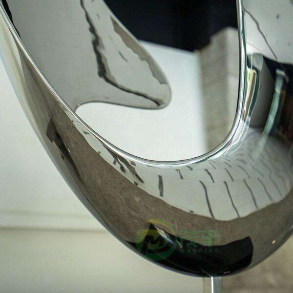 Abstract Curved Surface Desktop Sculpture - Image 3