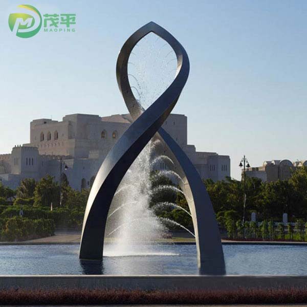Garden Metal Water Fountain Sculpture - Image 2