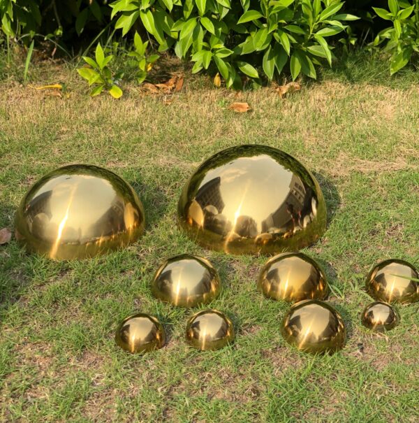 Gold Stainless Steel Hemispheres