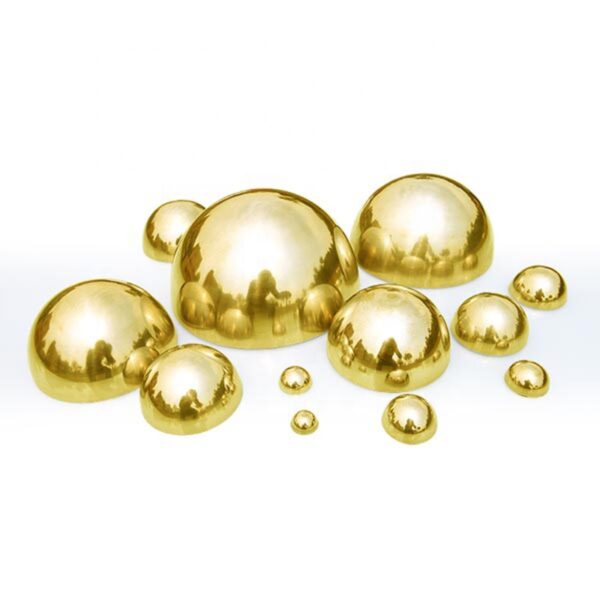 Gold Stainless Steel Hemispheres - Image 3
