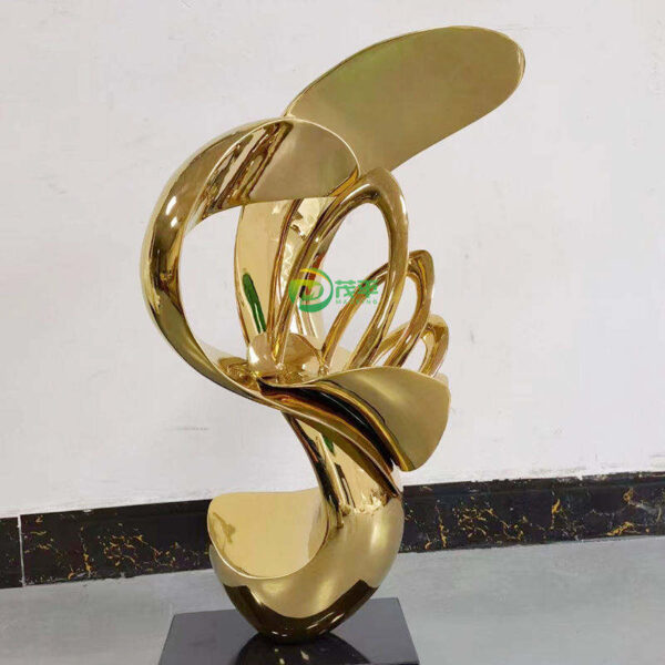 Gold Tabletop Sculpture