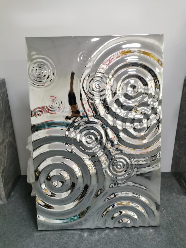 Custom Corrugated Wall Sculpture