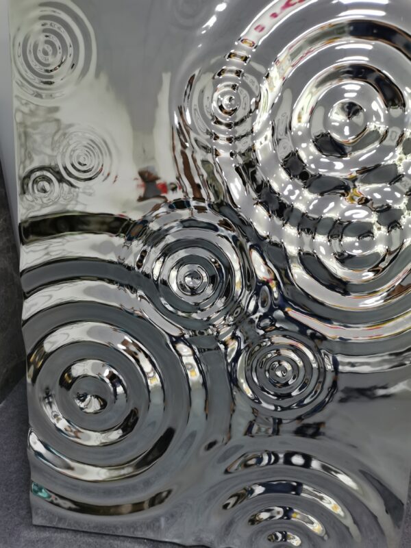 Custom Corrugated Wall Sculpture - Image 4