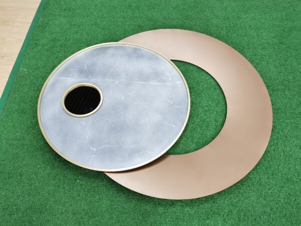 Custom Double Ring Wall Sculpture - Image 2