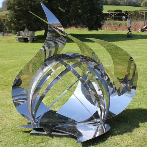 Mirror Polished Garden Sculpture