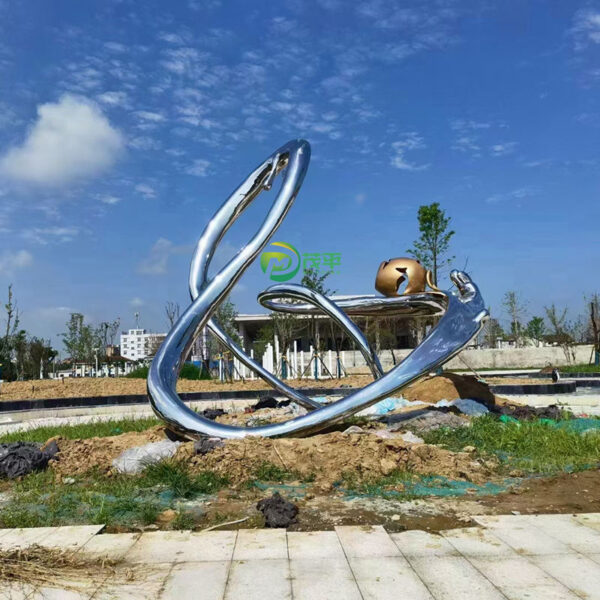 Design Modern Abstract Stainless Steel Sculpture