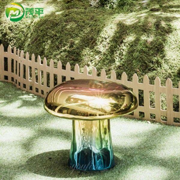 Metal Mushroom Sculpture - Image 2