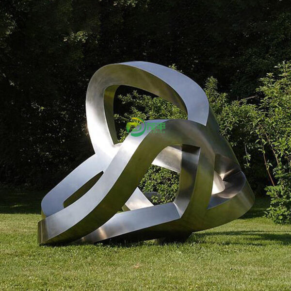 Modern Abstract Stainless Steel Sculpture