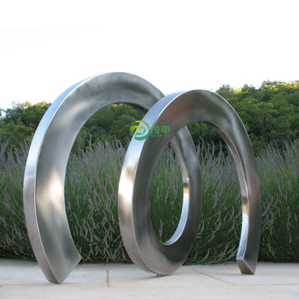 Abstract Design Stainless Steel Sculpture