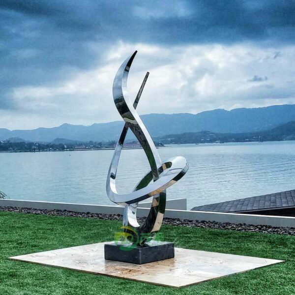 Popular Modern Style Stainless Steel Sculpture