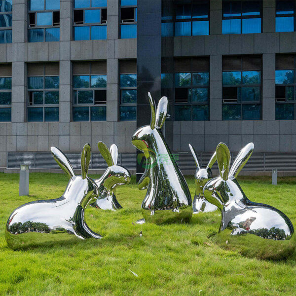 Rabbit Stainless Steel Sculpture