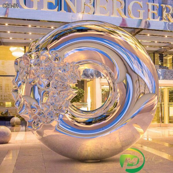 Stainless Steel Circular Sculpture