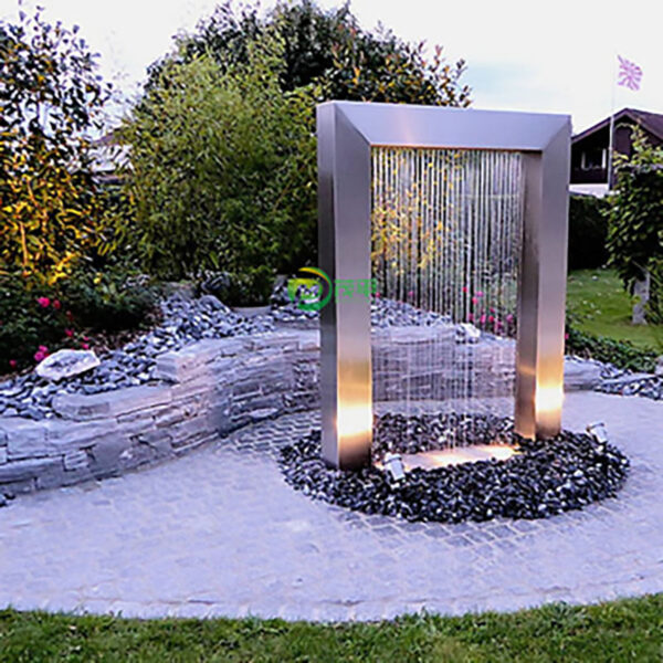 Watergate Fountain Stainless Steel Sculpture - Image 3