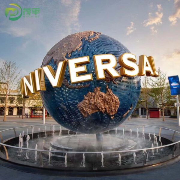 Globe Stainless steel sculpture