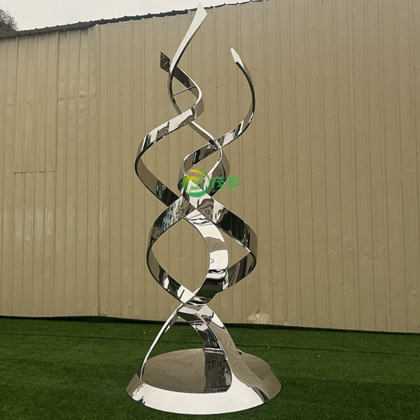 Metal Ribbon Stainless Steel Sculpture