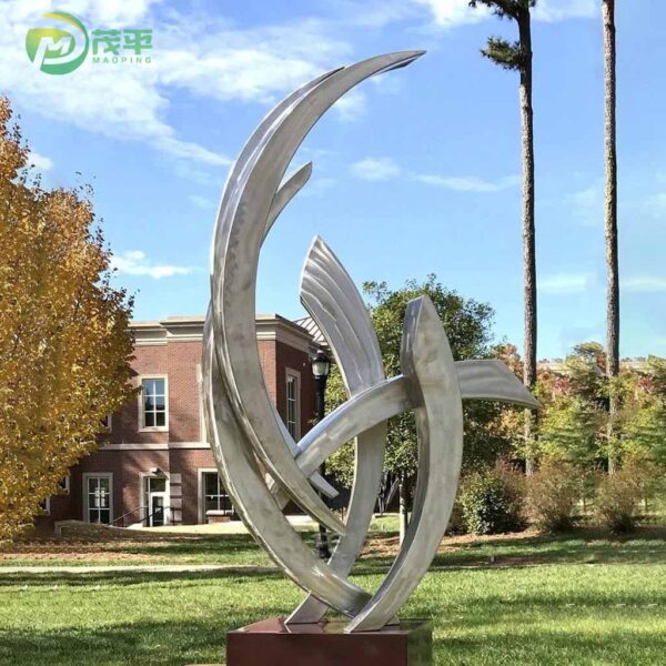 Abstract Crafts Stainless Steel Sculptures - Image 2